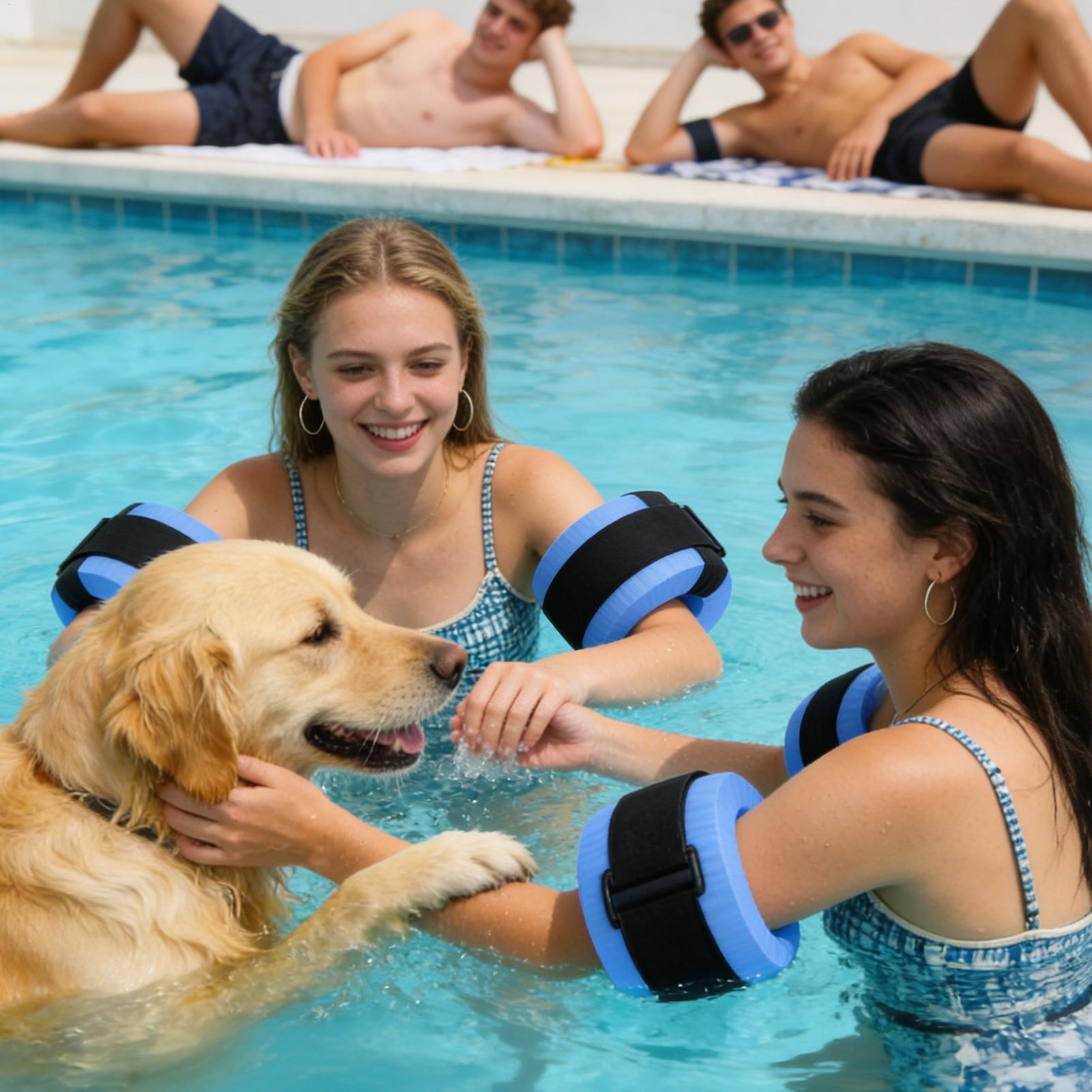 2pcs Foam Swimming Float Ring  - đánh giá và giá Aquatic Sports For Kids