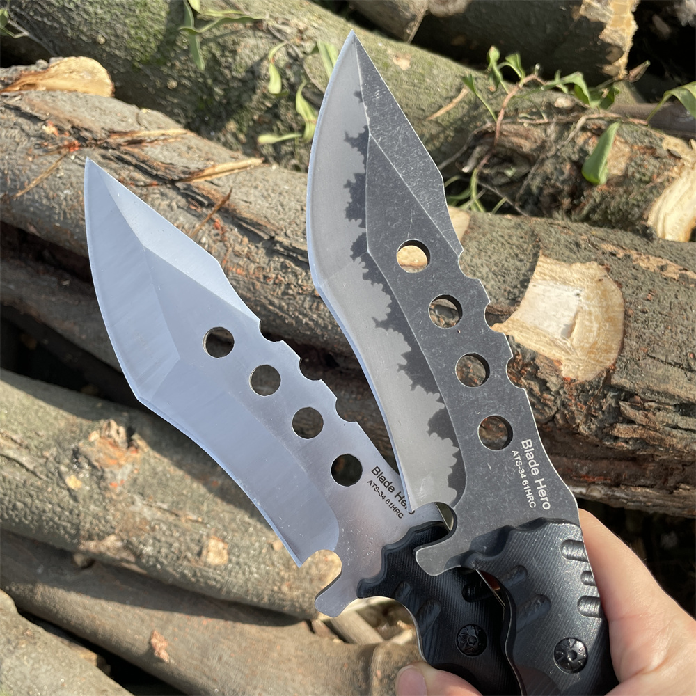 Full-tang High Quality ATS-34  - đánh giá và giá Dive Knife Titanium