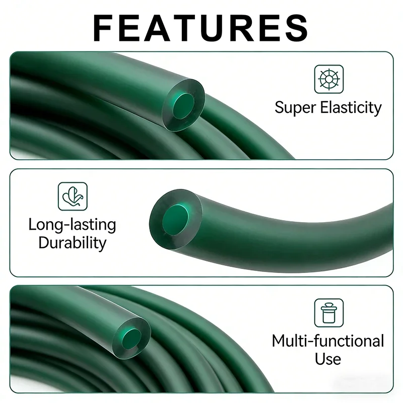 Dark Green Natural Latex Rubbe - đánh giá và giá Speargun Rubber Band